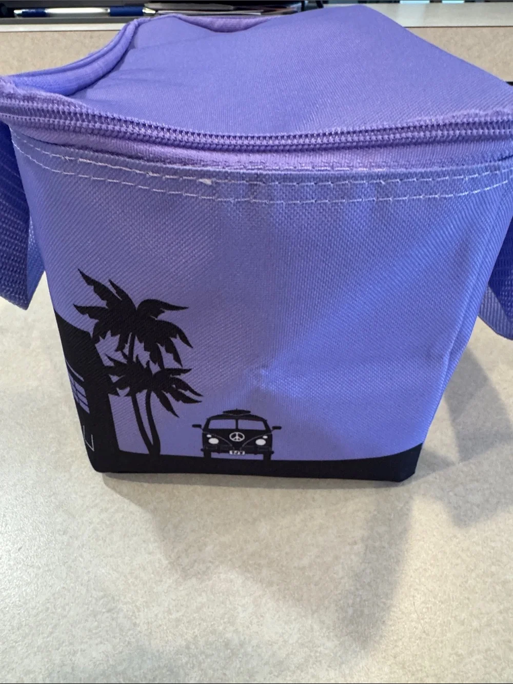 Trader Joe's Purple Insulated Lunch Cooler Bag